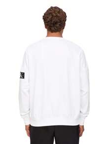 Calvin Klein BADGE CREW NECK - White - View 2