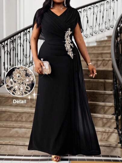 Curve black formal dresses | Fashion Curve black formal dresses | SHEIN USA