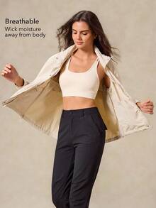 OutZeal Women Water-Resistant Windproof Breathable Outdoor Jacket Daily Casual