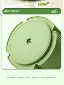 1PC/3Pcs-5 Slots 360 Degree Rotating Desktop Pen Holder Organizer, Desktop Storage Pen Organizers Stationery Supplies Large Capacity Multi-Functional Pencil Case For Students, Men, Women, Girls, Makeup Brushes, Home Decoration Back To School - Multicolor - View 9