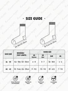 Cheetos X SHEIN 2 双柔软透气吸湿排汗休闲女士中筒袜时尚斑点黑色中筒袜加固脚趾和脚跟，经久耐用男女通用四季百搭夏冬 - 彩色 - 查看 4