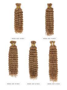 Boho Braids 2 件编织假发散装无纬深波浪钩针真人发纯色 27# 纯人发接发无结辫子接发万圣节服装 - S27 - 查看 3