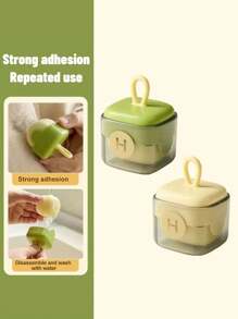 1件/2件，方便强力的毛发除尘器，二合一可水洗棉球桶，可重复使用的家用衣物除胶剂，家用塑料手柄非电动除尘工具 - 彩色 - 查看 1