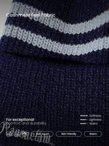 GLOWMODE X Harry Potter Hogwarts House Soft Wool Logo Embroidery Beanie & Fingerless Gloves Set Daily Casual Wear