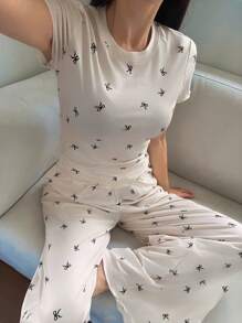 Livesso Women's Casual & Comfortable Pajama Set, Summer