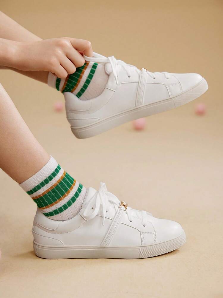 CUCCOO EASI Women's Casual Lace-Up Comfortable Fashion Sneakers