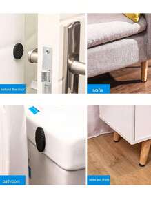 SHEIN Thickened Tables, Chairs, Table Mats, Chair Mats, Bench Legs, Furniture Protection, Foot Covers, Table Corners, Chairs, Sofas, Anti Slip And Silent