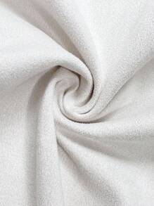 RosyDaze Women's Plain Simple Daily Long Sleeve Jacket Fall Winter Cloth For Women - White - View 8