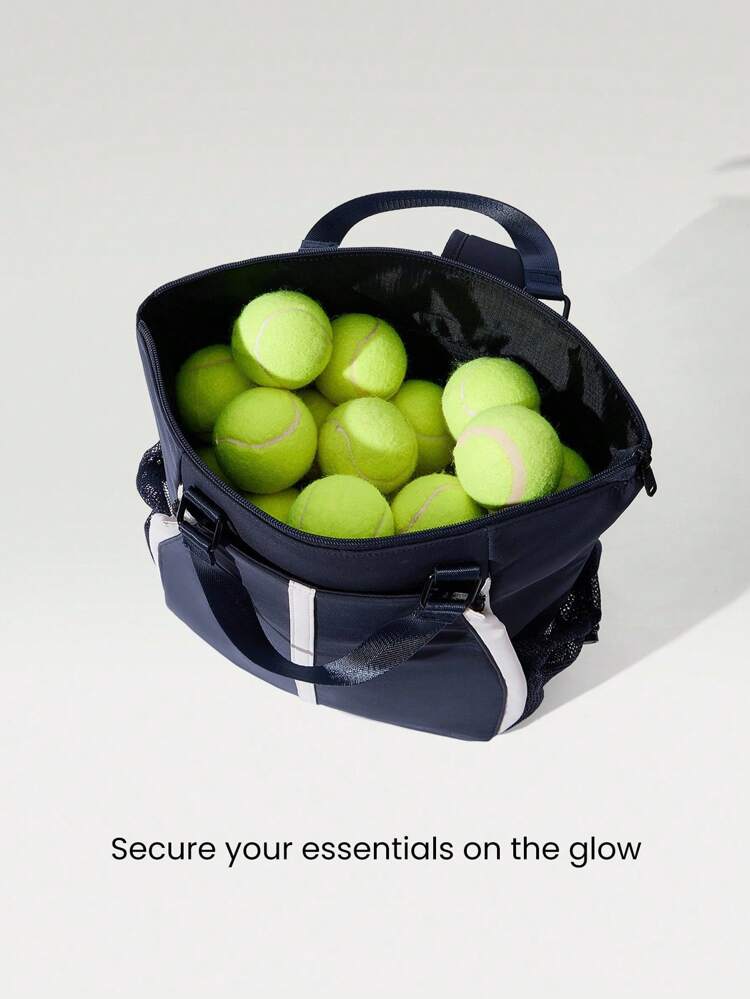 19L コートサイド 調整可能な肩ひも マルチレイヤー収納 ラケットバッグ バックパック テニス ゴルフ デイリーカジュアルウェア