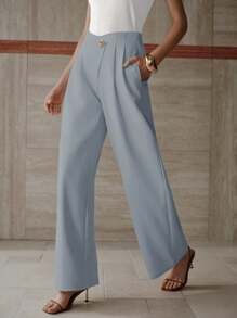 MOTF PREMIUM Gefaltete plissierte Schrägkaschen Hose