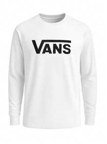 Vans FLYING V CLASSIC LS BFF FLYING V 白色 - 白色 - 查看 4