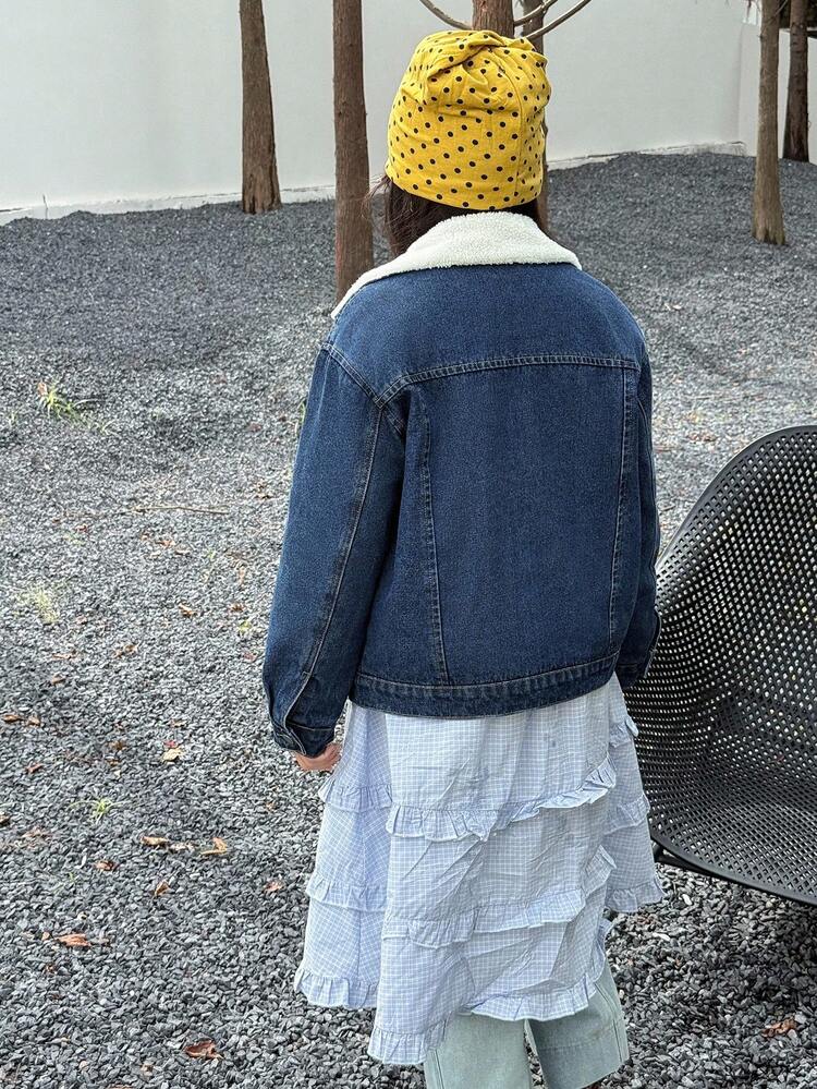 Tween Girls' Thermal Lined Casual Padded Coat, Winter Street Style