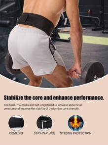 SHEIN Barbell Training Weight Lifting Fitness Dumbbell Exercise Waist Support Belt
