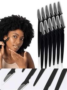 Tondeuse à sourcils avec lame en acier inoxydable et outil de mise en forme des sourcils, épilateur facial pour femmes, kit de toilettage