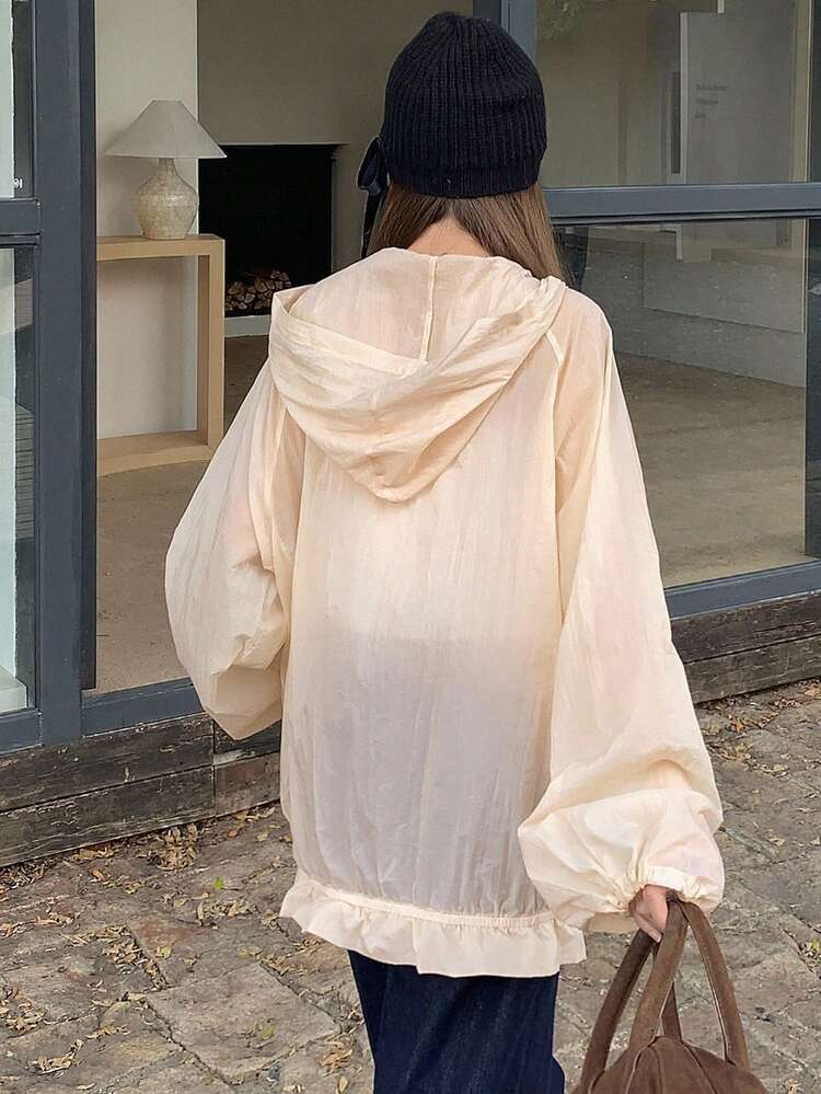 Autumn New Back To School Loose Casual Hooded Sweatshirt Style Women Regular Jacket Women Coats