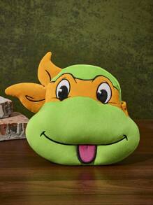 TEENAGE MUTANT NINJA TURTLES | SHEIN Cute Tongue-Out Cartoon Plush Tissue Box, Suitable For Car, Room, Living Room, Office, Fits Small Tissue Packs - Green - View 2