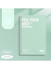 SHEIN A5/B5加厚线圈笔记本简约横线学习记录本精美手账本