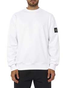 Calvin Klein BADGE CREW NECK - White - View 1