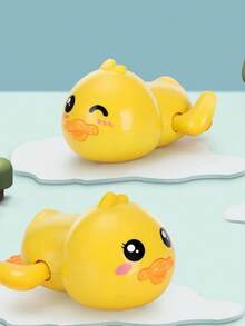 Zazumi 1pc Random Style Bath Toys,Bathtub Toys,Wind Up Bathing Water Toy Bath Swimming Duck Toy, Swimming Tub Bathtub Pool Cute Swimming Duck Toys - Multicolor - View 6