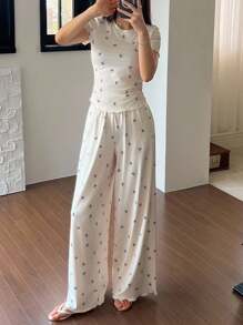 Livesso Women's Casual & Comfortable Pajama Set, Summer