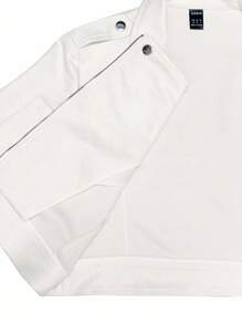 RosyDaze Women's Plain Simple Daily Long Sleeve Jacket Fall Winter Cloth For Women - White - View 9