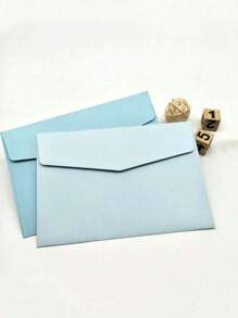SHEIN 50pcs Multi-Color Envelopes, Party And Birthday Envelopes, Ins Style Paper Bags, Romantic And Simple Envelopes, Back To School Paper Bags, Romantic And Simple Envelopes - 50 pieces of multi-colored hair - View 11