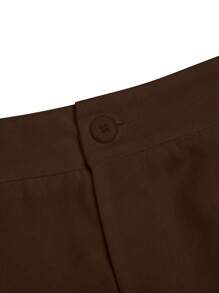 Sweetra Pantalones rectos y anchos con pliegues para mujer, adecuados para el trabajo y el transporte, primavera/verano