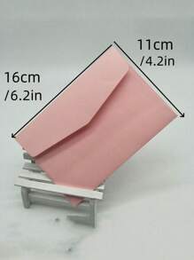 SHEIN 50pcs Multi-Color Envelopes, Party And Birthday Envelopes, Ins Style Paper Bags, Romantic And Simple Envelopes, Back To School Paper Bags, Romantic And Simple Envelopes - 50 pieces of multi-colored hair - View 6