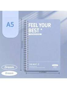 SHEIN A5/B5加厚线圈笔记本简约横线学习记录本精美手账本