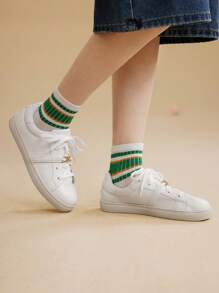 CUCCOO EASI 女士休闲系带舒适时尚运动鞋 - 白色 - 查看 9