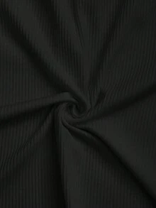 Airaco Áo ba lỗ trơn màu giản dị, đa năng cho mùa hè - màu đen - Xem 4