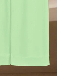 SHEIN LUNE 独特小众非主流时尚修身法式两件套，白色上衣和裤子，时尚夏季 - 綠色 - 查看 5