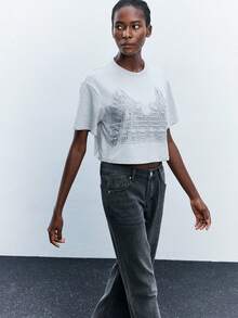 Maija Damen Rundhals Top mit Spitzenbesatz und Kurzarm, minimalistisch elegante Mode für den urbanen Arbeitsweg, Business Lässig, Lehrerin Uniform, Bürokleidung, Schuloutfit, Basic Pullover, Vintage Stil