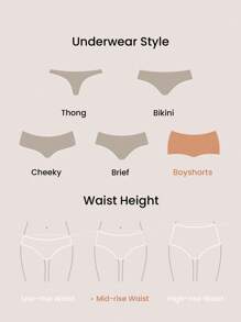 LUVLETTE Bộ 3 quần lót nam cạp vừa in họa tiết hoa cotton mềm mại thoáng khí cho nữ - Quần lót ren - Nhiều màu - Xem 10