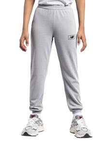 New Balance YP33521 - Boys Drawstring Waist Casual Sweatpants - Grey - View 1
