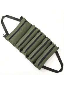 1pc Heavy-Duty Roll-Up Tool Bag - Oxford Fabric Organizer, Suitable For Mechanics, Electricians, Carpenters, Etc. -, Portable, Stylish Industrial Gear With Multiple Compartments, Tool Storage Organizer