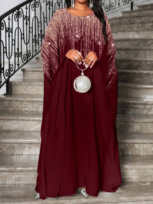 SHEIN Lady Vestidos de fiesta elegantes para primavera y verano, cóctel, concierto/festival de música, con cuello de barco tejido de colores, de una pieza, de manga larga y corta, tallas grandes, para cumpleaños y eventos, ropa de verano para festivales, ropa de verano para mujeres, atuendos de verano para mujeres, vestidos de verano para mujeres