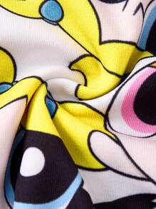 THE POWERPUFF GIRLS X SHEIN Quần lót nam thoải mái họa tiết Blossom, Bubbles, Buttercup, đường khâu eo tương phản - Nhiều màu - Xem 3