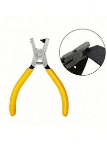 1pc 2mm Universal Handheld Watch Band Pliers, Belt Hole Punch Tool, Hole Punch Eyelet Tool, Tag Punching Machine, Strap Hole Puncher Back To School