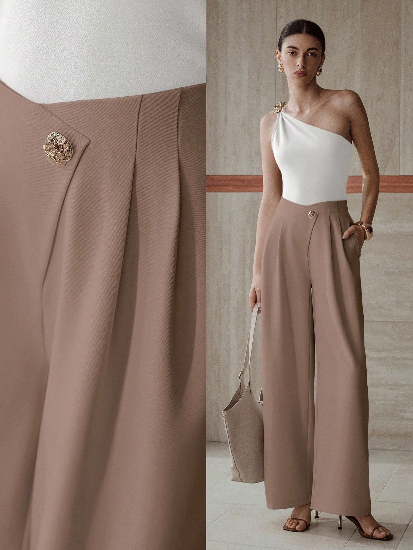 パンツ Kant Linen Belt Wide Slacks (4color) Belted Pleated Wide-Leg Linen Pants | Chico's