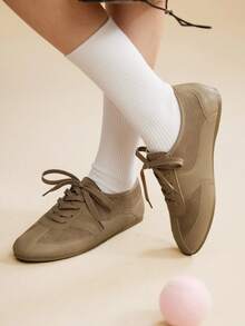 CUCCOO EASI 2025年新款女士休闲、舒适、时尚训练运动鞋 - 卡其色 - 查看 5