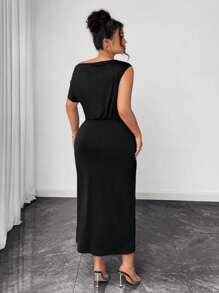 Auvina 大码女士优雅夏日度假连衣裙