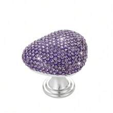 1 pieza Botón de inodoro con brillo para mujeres con uñas largas, decoración de baño de verano