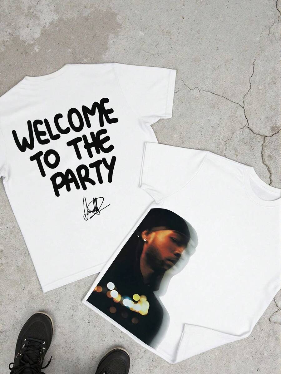 Camisetas retro de mujer con estampados gráficos de personajes callejeros, elementos de hip-hop para uso diario en primavera y verano