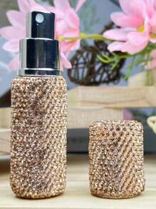 Diamond-Set Perfume Dispenser - Vacuum Pressed Sample Bottle -10ml Makeup Travel Mini Spray Bottle,Room Decor , Ramadan Decor, Home Decor, Bathroom Decor