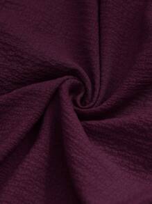 SHEIN LUNE 加大码女式纯色圆领无袖带口袋休闲连体衣夏季波西米亚风复古女士夏季服装春假狂欢装节日春假服装