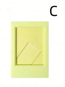 1 件适用于迷你经典垂直相框、简约 3 英寸迷你彩色创意相框支架、桌面装饰，用于存储和展示纪念照片、收藏卡和粉丝回忆 - 彩色 - 查看 24