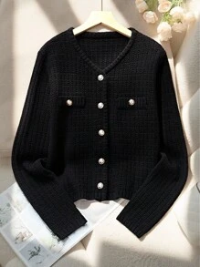 Franclia 女士休闲百搭纯色开衫