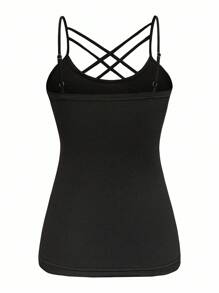 SHEIN EMERY ROSE CURVE 3 件套加大码格子夹克、束腰上衣和裤子套装 - 彩色 - 查看 3