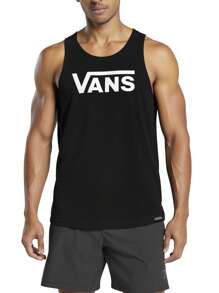 VANS CLASSIC TANK Đen/Trắng - màu đen - Xem 1